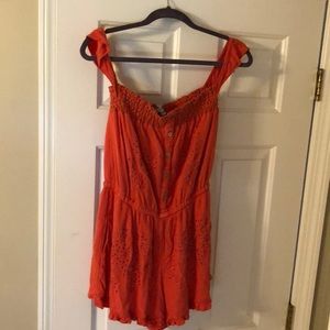 Off the shoulder romper